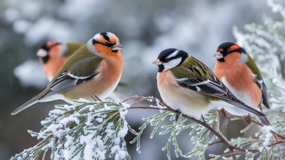 Cinq oiseaux captivants à observer dans votre jardin durant l'hiver