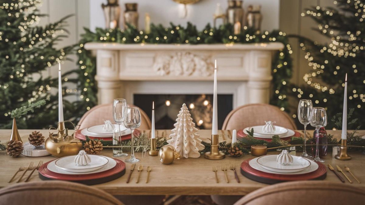 Les 5 tendances incontournables pour sublimer votre table de Noël en 2024